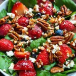 15-Minute Strawberry Spinach Salad