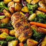 35 Minutes & One Sheet Pan Is All You Need For This Honey Mustard Chicken Recipe