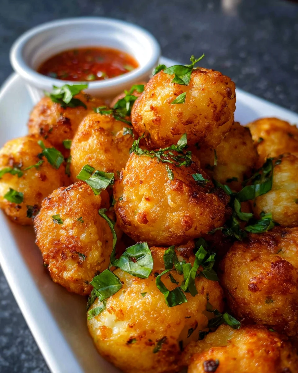4-Ingredient Cauliflower Pops