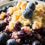 4 Ingredient Blueberry Cobbler