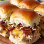 Bacon Ranch BBQ Chicken Sliders