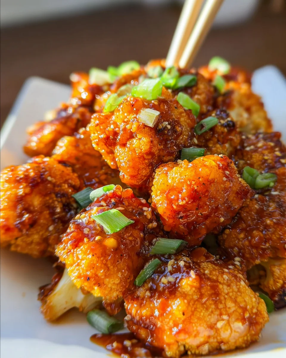 Baked Orange Cauliflower