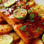 Baked Pineapple Salmon