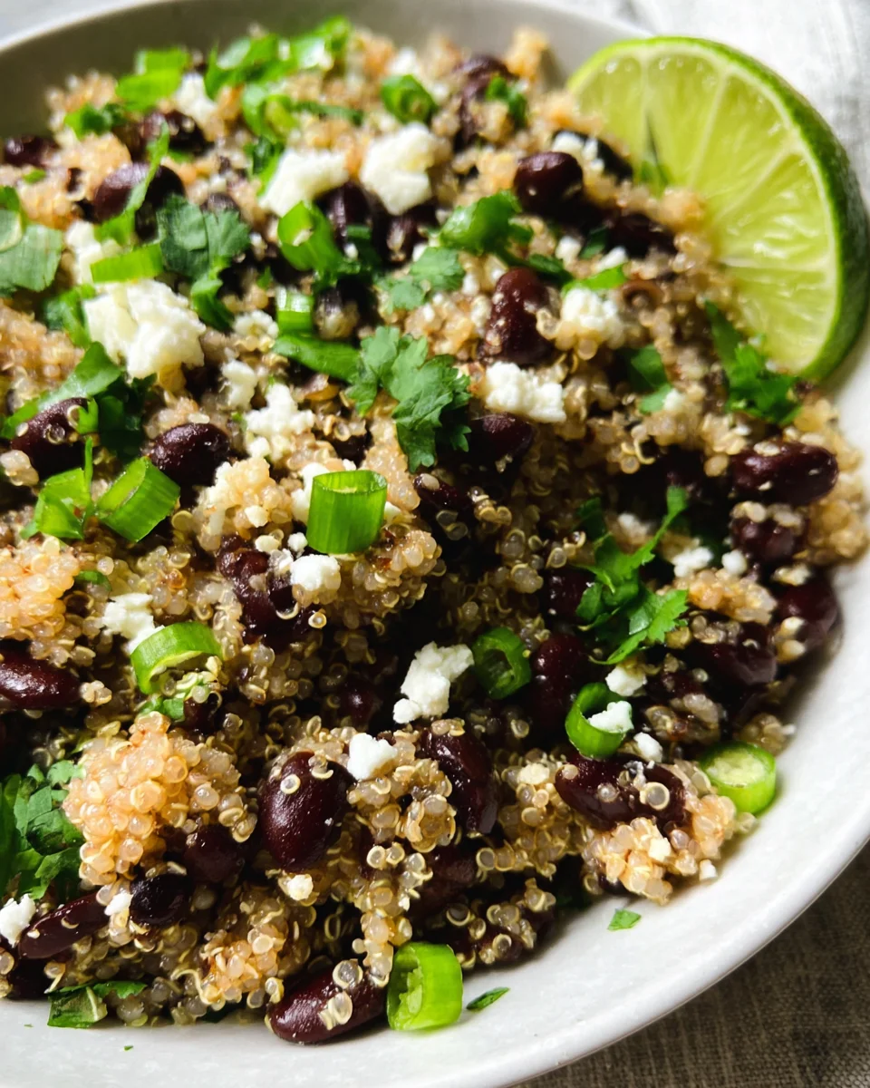 Black Bean Quinoa Salad Recipe