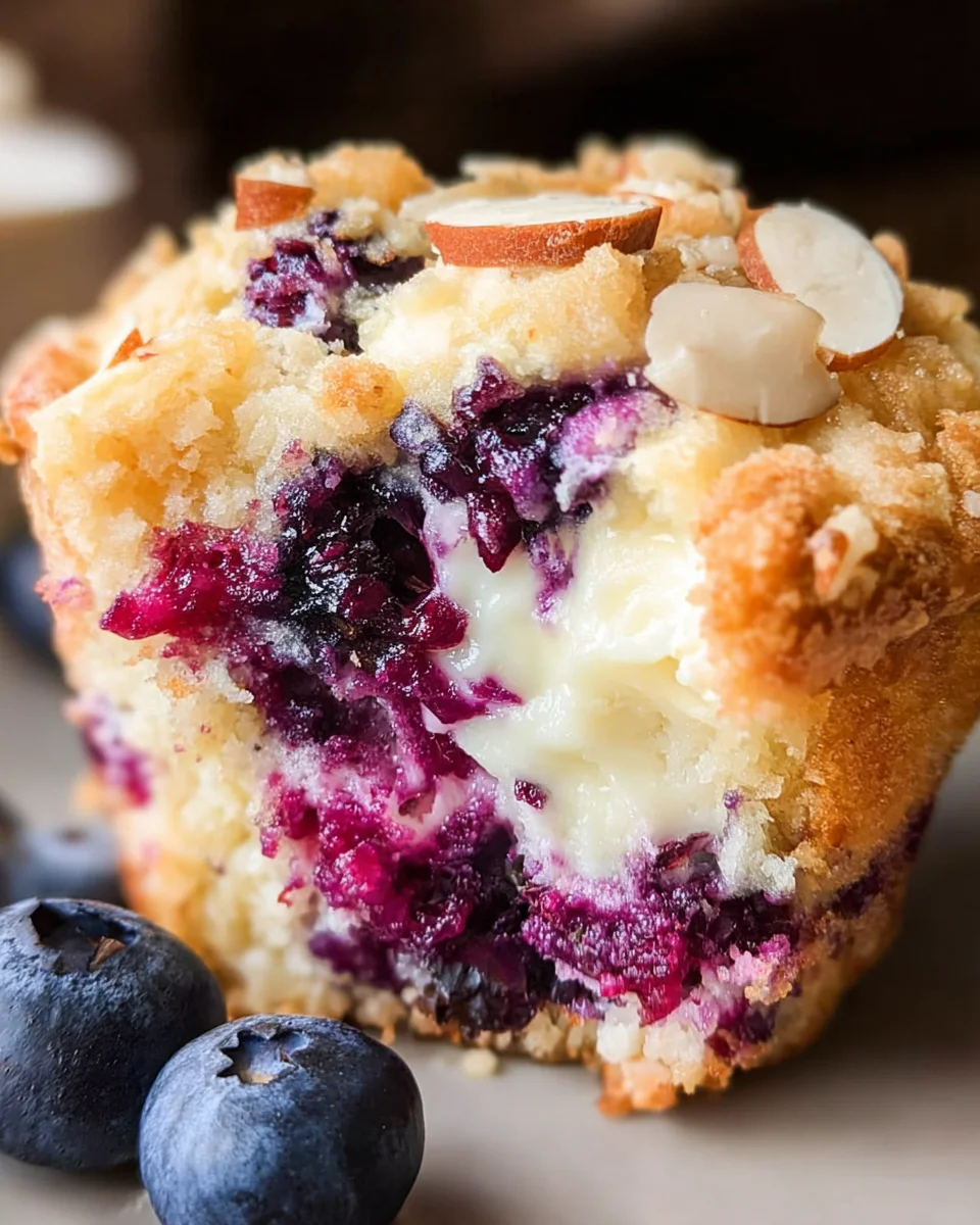 Blueberry Cream Cheese Muffins