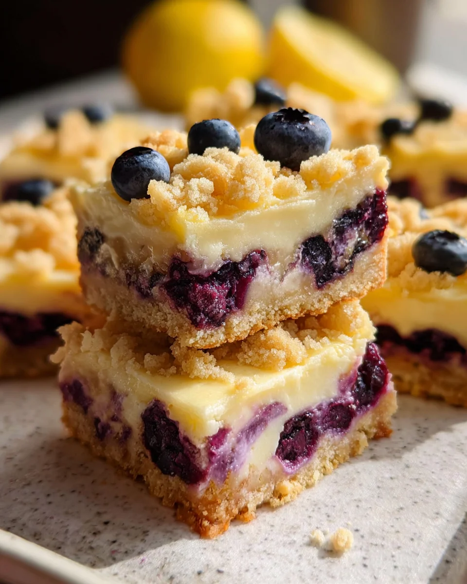 Blueberry Lemon Pie Bars