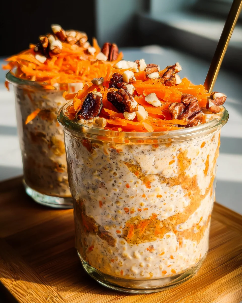 Carrot Cake Overnight Oats