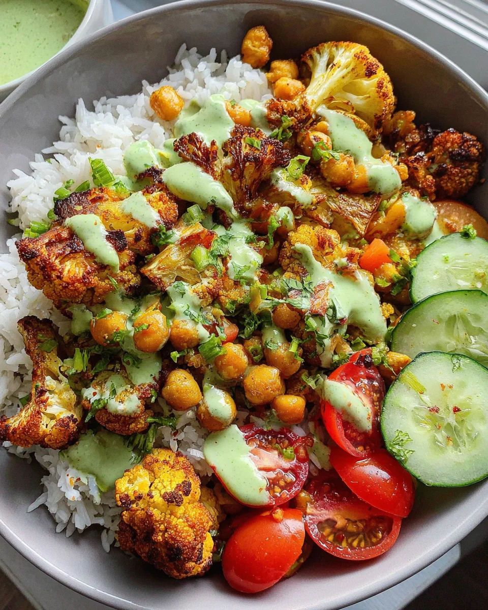 Cauliflower Shawarma Bowls