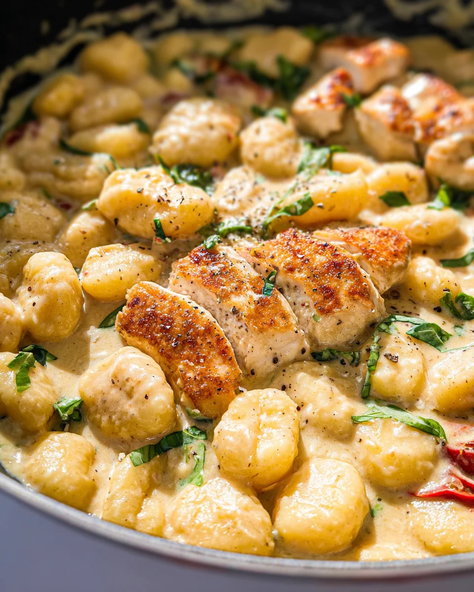 Chicken Alfredo Gnocchi