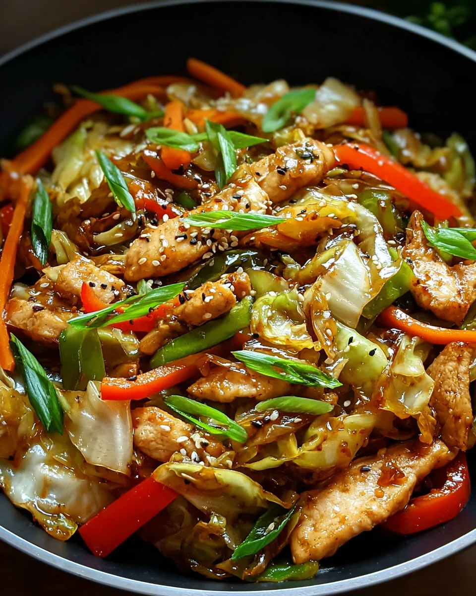 Chicken Cabbage Stir-Fry Recipe