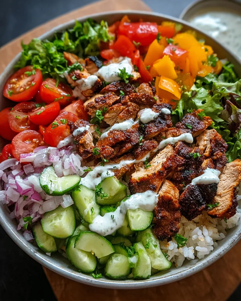 Chicken Shawarma Bowl Recipe