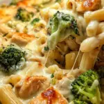 Chicken and Broccoli Alfredo Bake