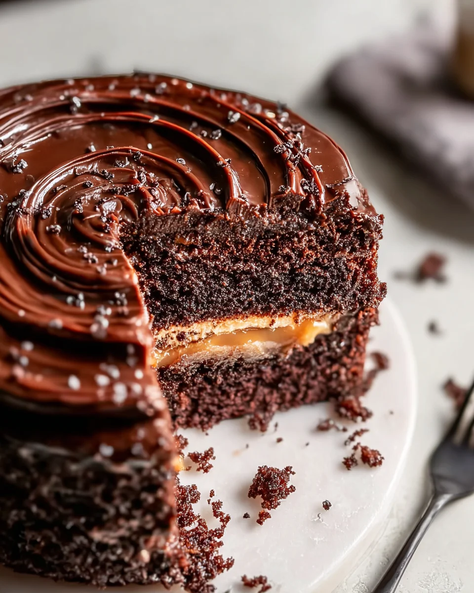 Chocolate Dulce de Leche Cake