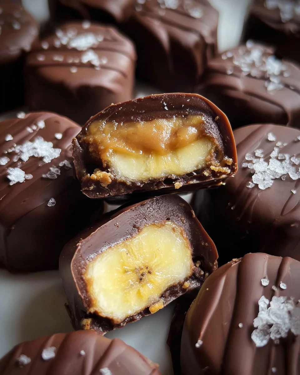 Chocolate Peanut Butter Banana Bites
