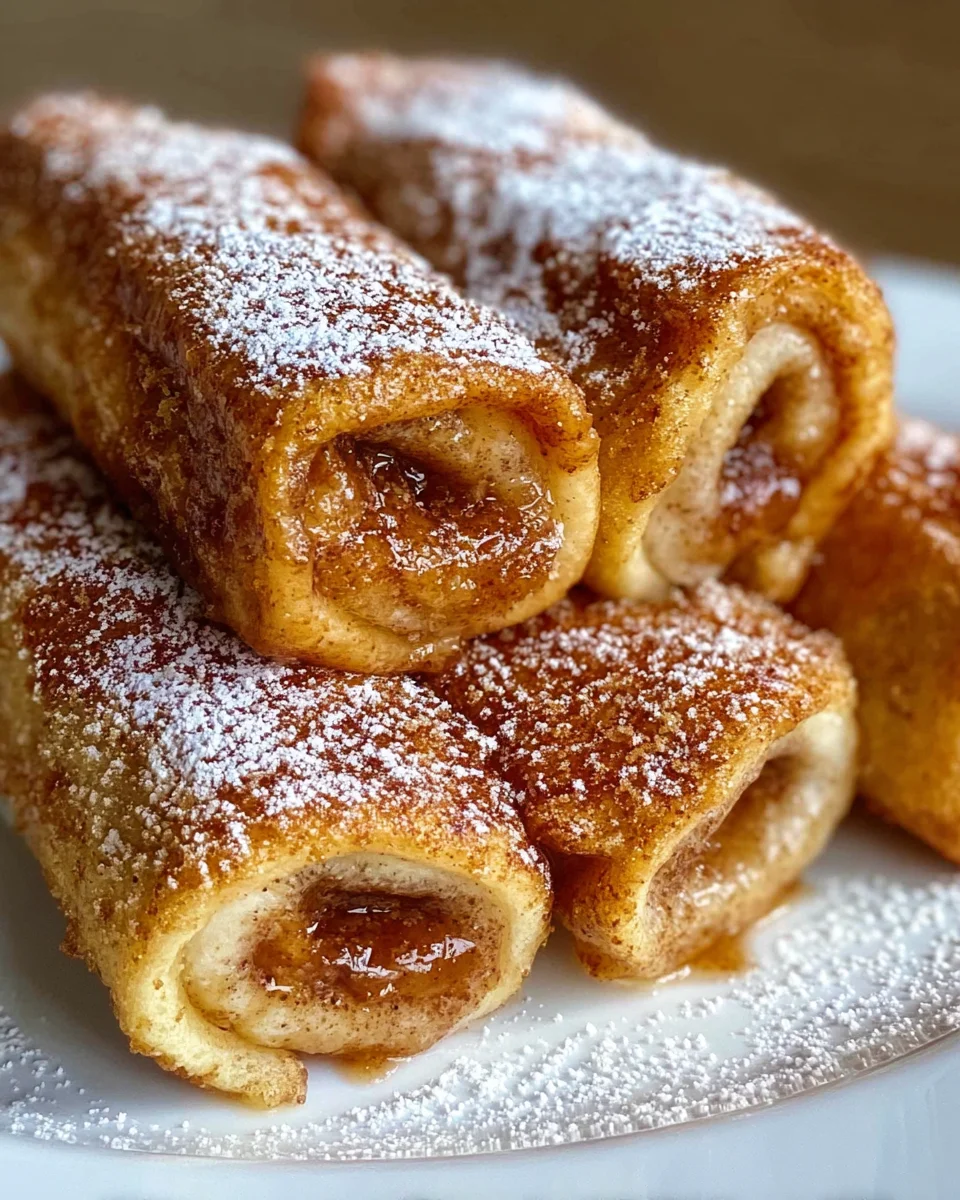 Cinnamon Roll French Toast Roll-Ups