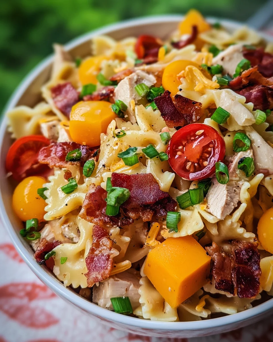 Crack Chicken Pasta Salad