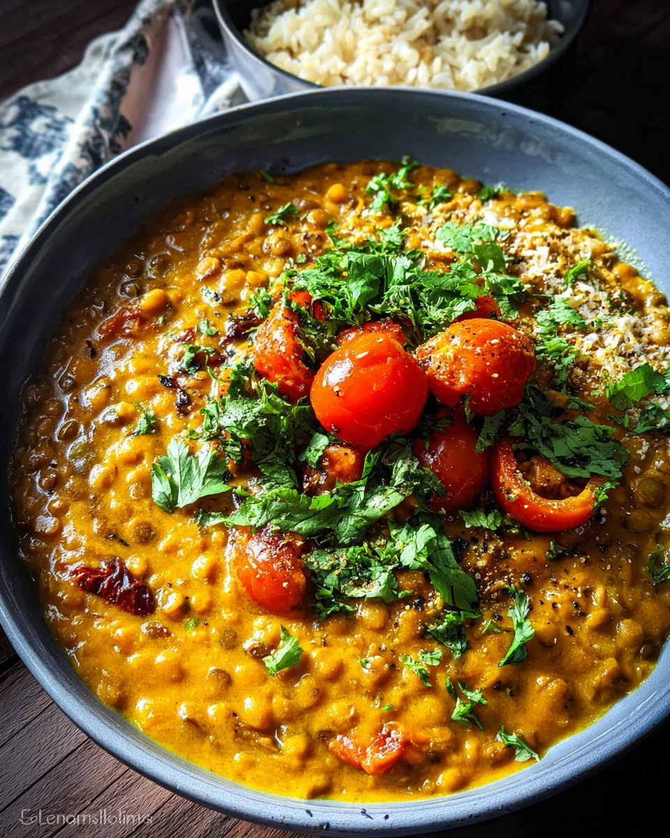 Creamy Coconut Lentil Curry Recipe