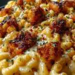 Creamy Honey Pepper Chicken Mac and Cheese Delight