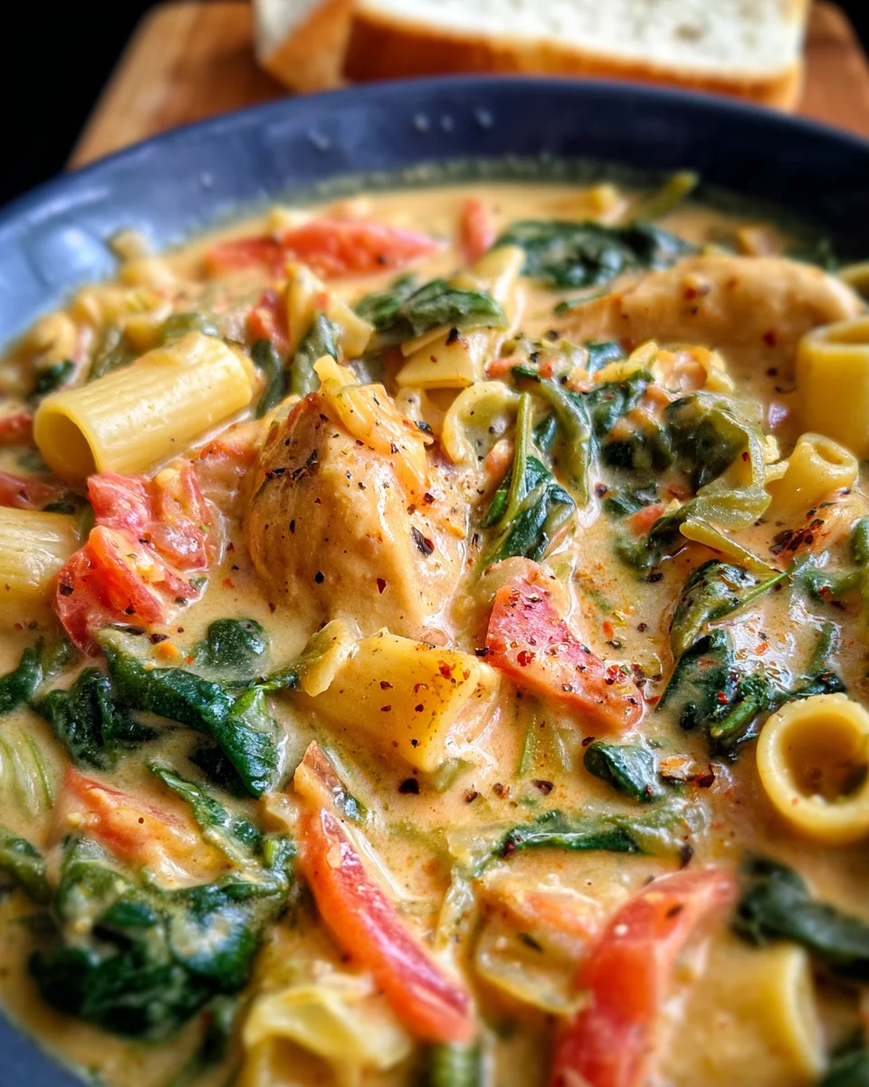 Creamy Tuscan Chicken Soup