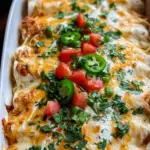 Creamy White Chicken Enchiladas