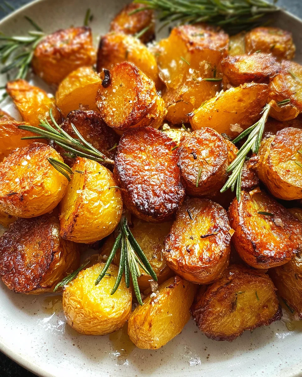 Crispy Roast Potatoes with Rosemary and Garlic - Whole30