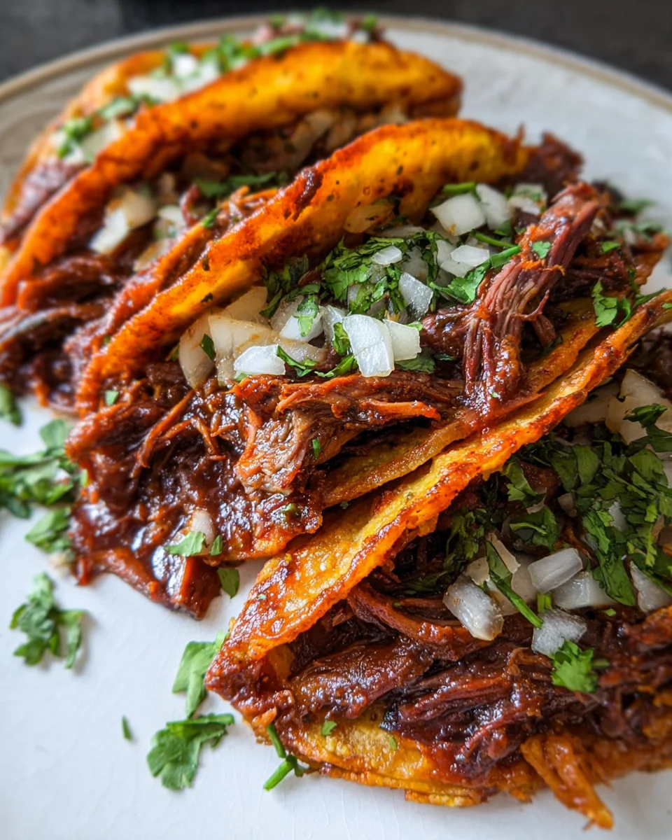 Crock Pot Birria Tacos