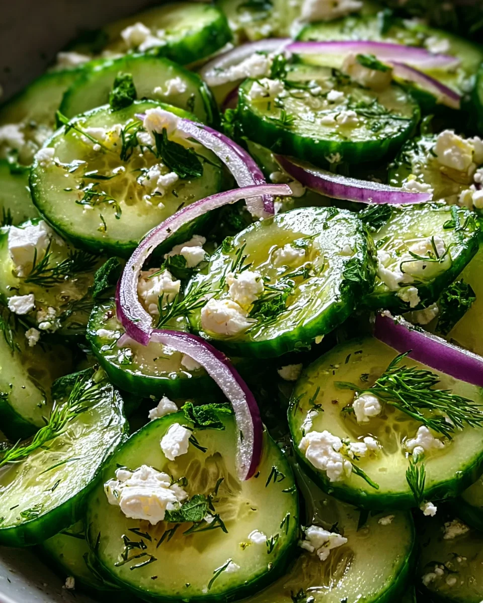 Cucumber Feta Salad