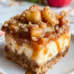 Easy Caramel Apple Cheesecake Bars