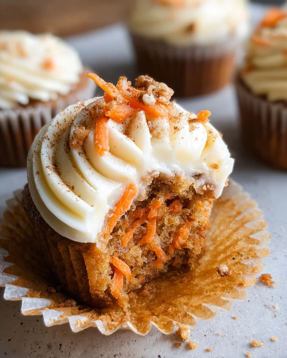 Easy Carrot Cake Cupcakes