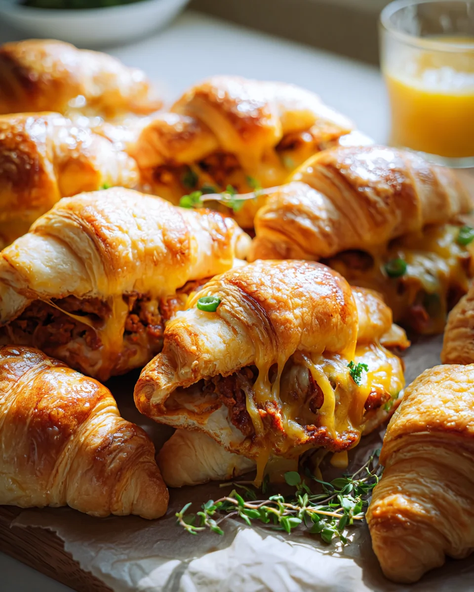 Easy Cheesy Chicken-Filled Crescents