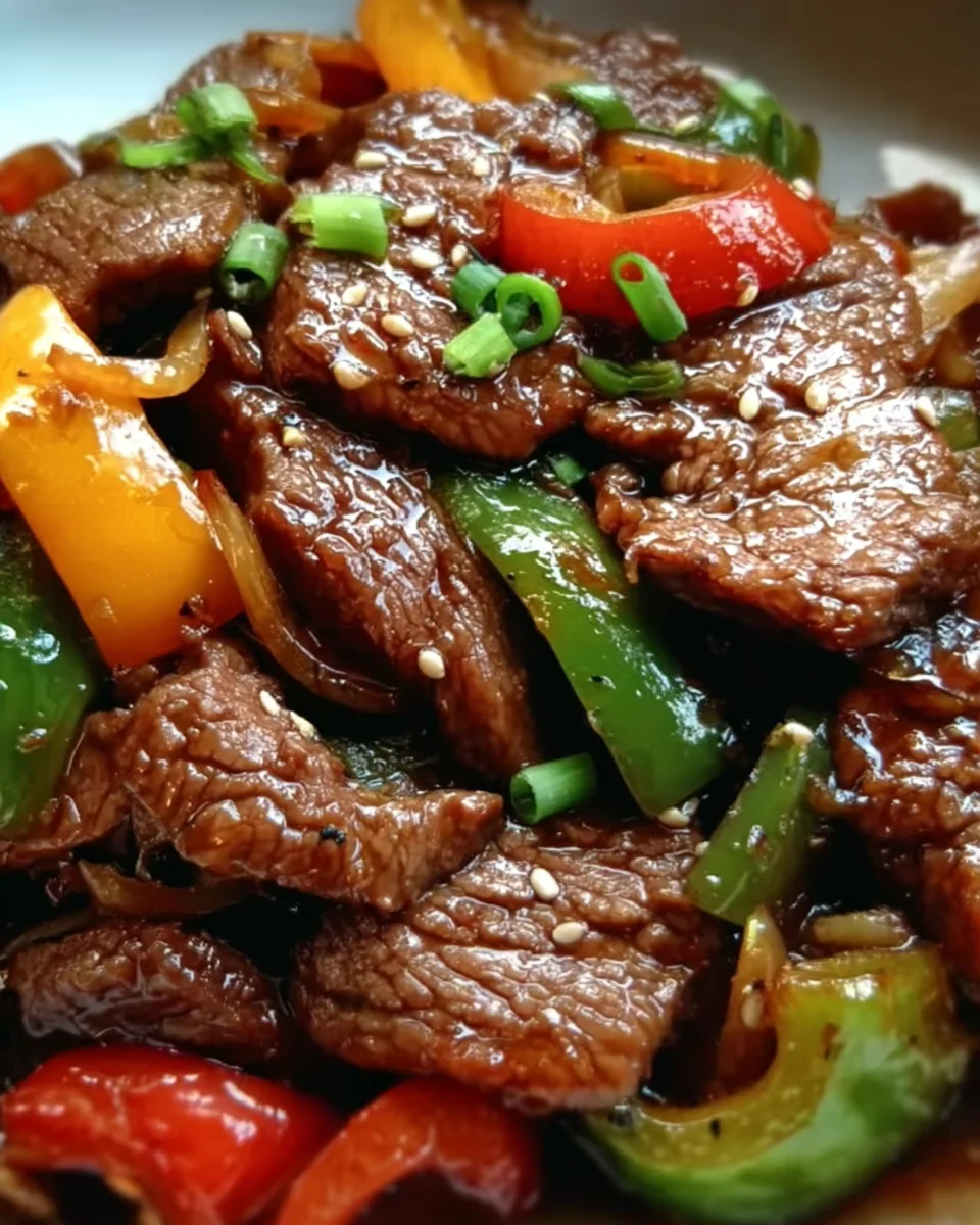 Easy Chinese Pepper Steak Recipe