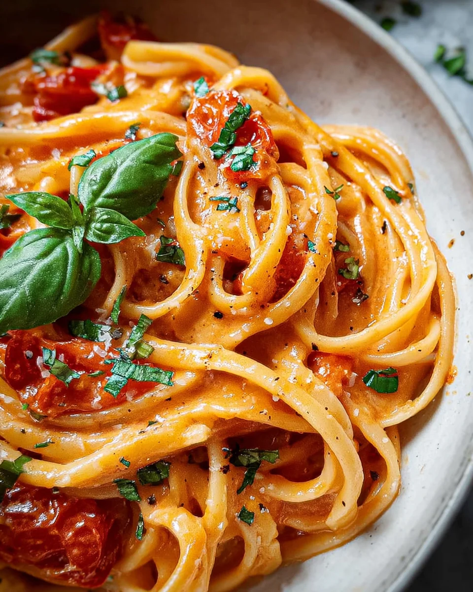 Easy One Pot Creamy Tomato Pasta
