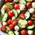 Fresh Cucumber Caprese Salad 20 Fresh Cucumber Caprese Salad