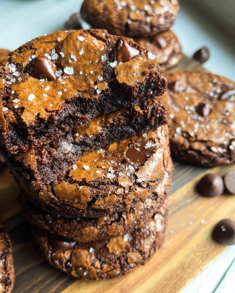 Fudgy Chewy Browkies (Brookies)