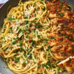 Garlic Butter Chicken Pasta