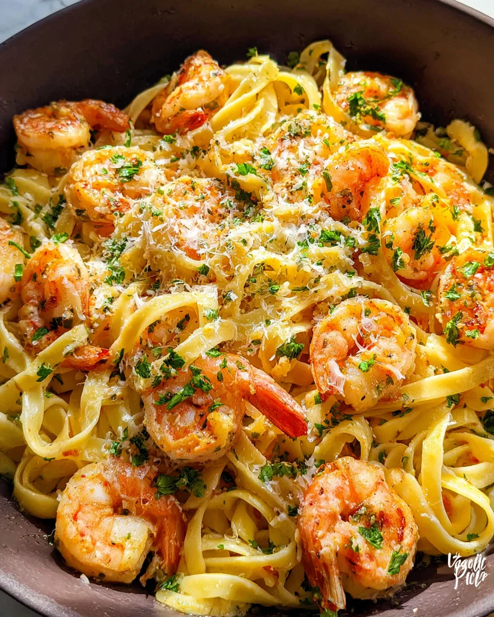 Garlic Butter Shrimp Pasta
