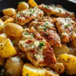 Garlic Parmesan Chicken and Potatoes (One-Pan Dinner)