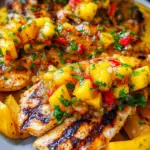 Grilled Mango Pineapple Chicken