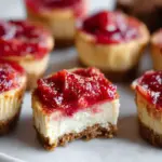 High Protein Healthy Strawberry Cheesecake Bites