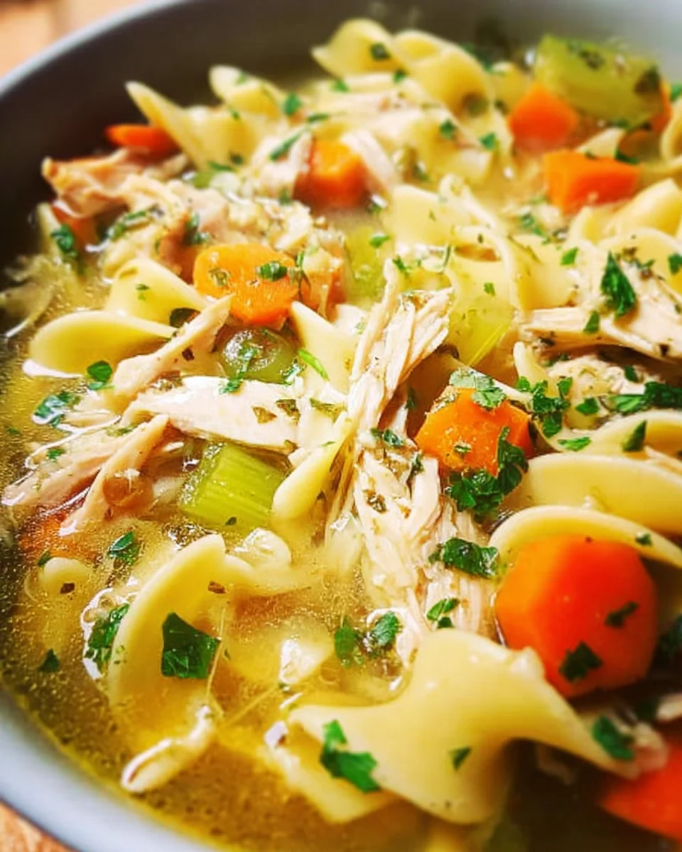 Homemade Chicken Noodle Soup