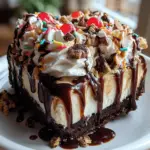 Hot Fudge Sundae Brownie Cheesecake