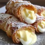 Italian Cream Stuffed Cannoncini