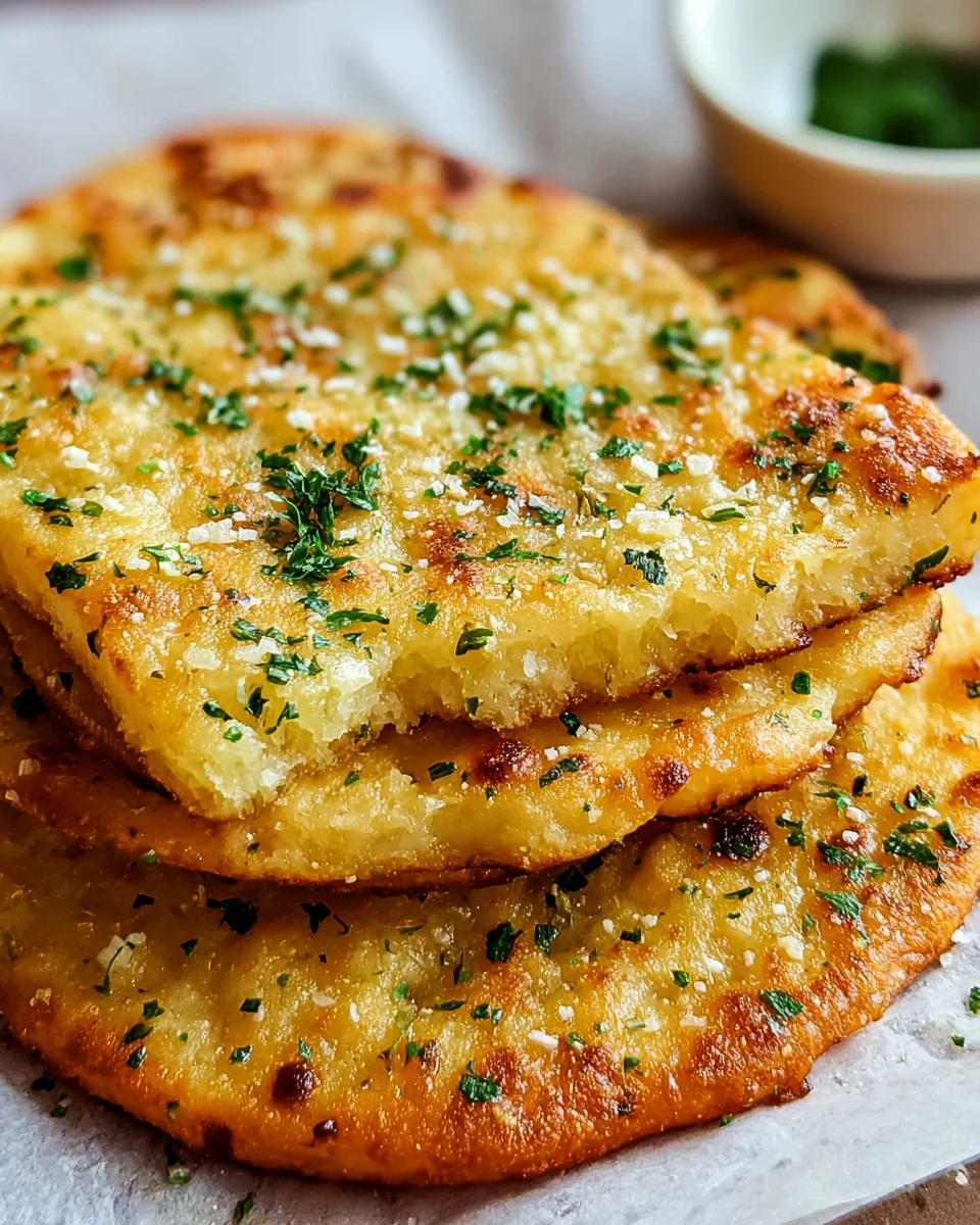 Keto Garlic Flatbread