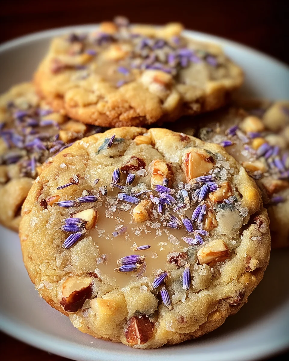 Lavender Honey Crunch Cookies