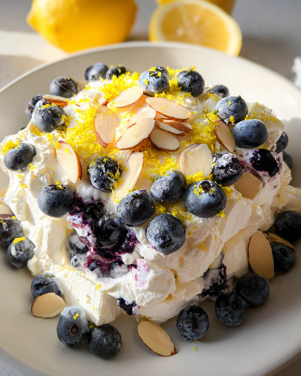 Lemon Blueberry Fluff