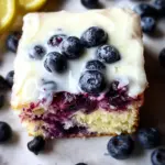 Lemon Blueberry Sheet Cake