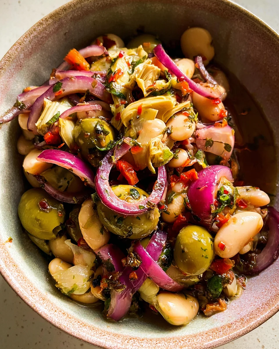 Marinated Butter Beans