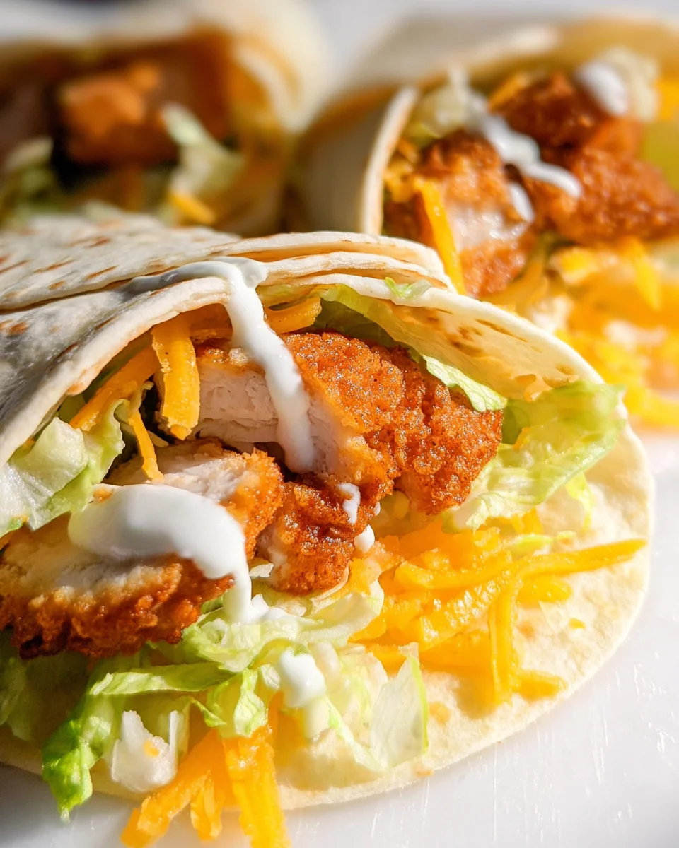 McDonald's Crispy Chicken Ranch Snack Wrap (Copycat!)
