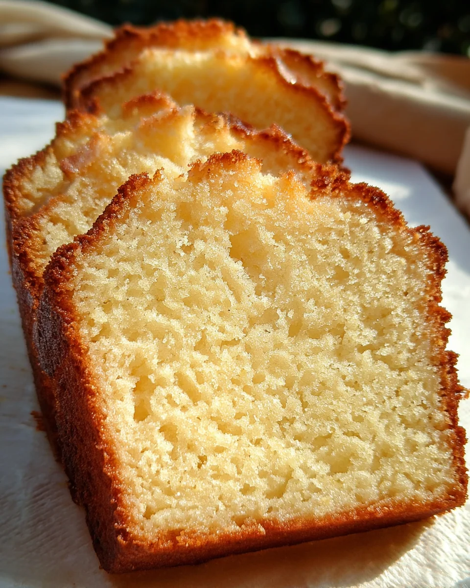 Moist Vanilla Pound