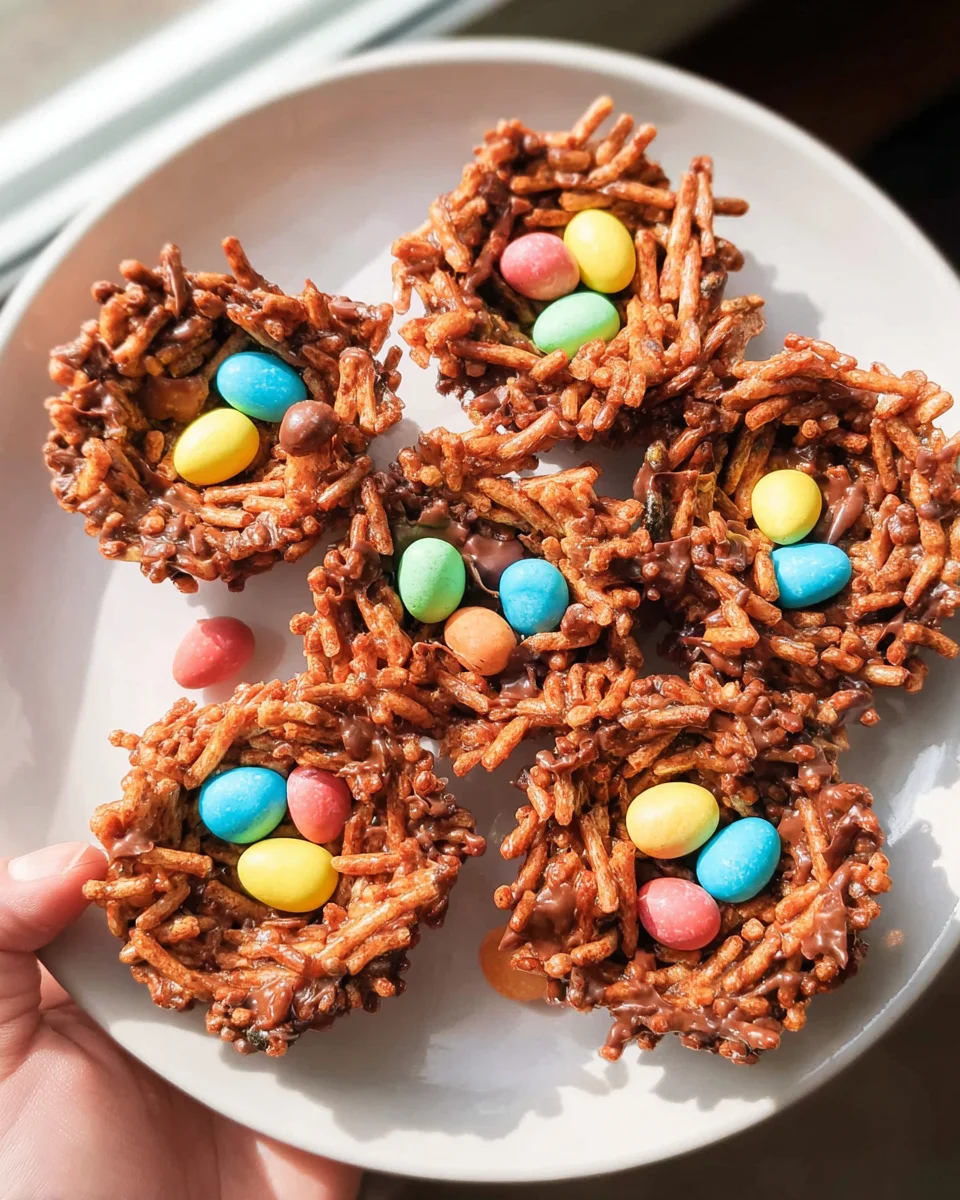 No-Bake Chocolate Bird Nests